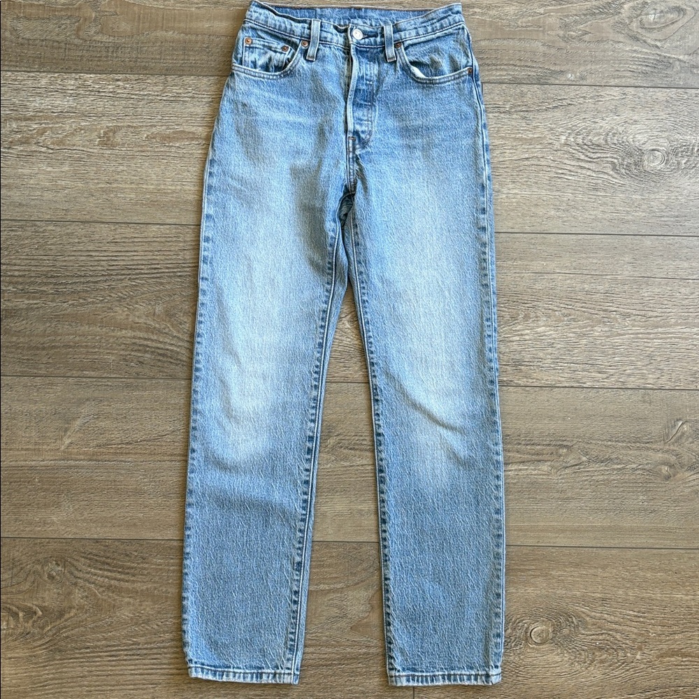 Levi's Light Blue Straight Leg Jeans